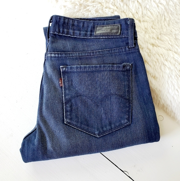 Levi's Denim - Levi's Dark Rinse Mid Rise Skinny Jeans